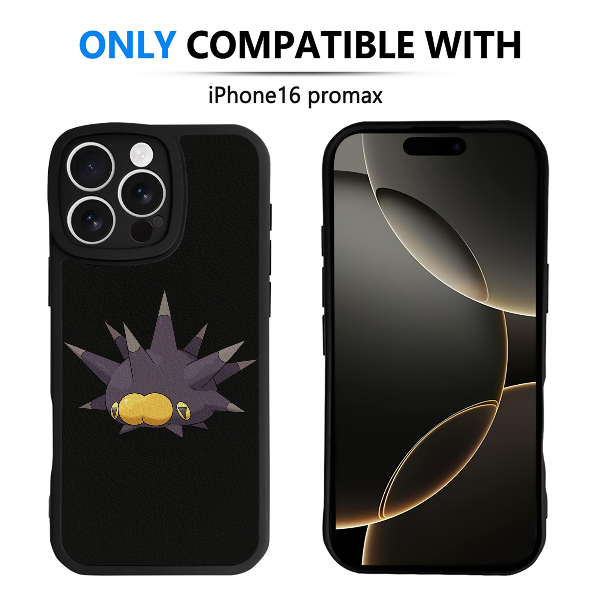 （画像用） ポケットモンスター Pokémon 【iPhone 16シリーズ対応】シリコンスマホケース（レザー調） 材質：シリコン